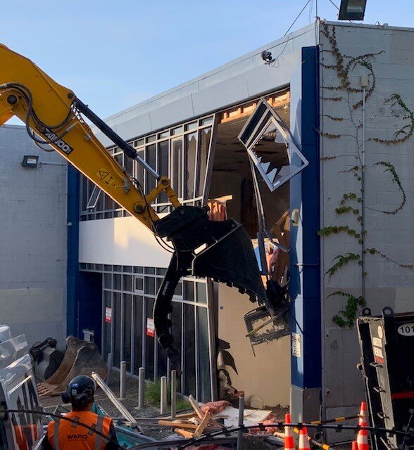  Start of demolition work in Mercury Lane 4 Nov 2019 