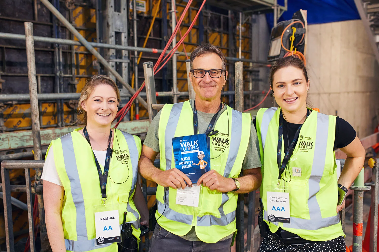 Marshals helped with the smooth-running of the event