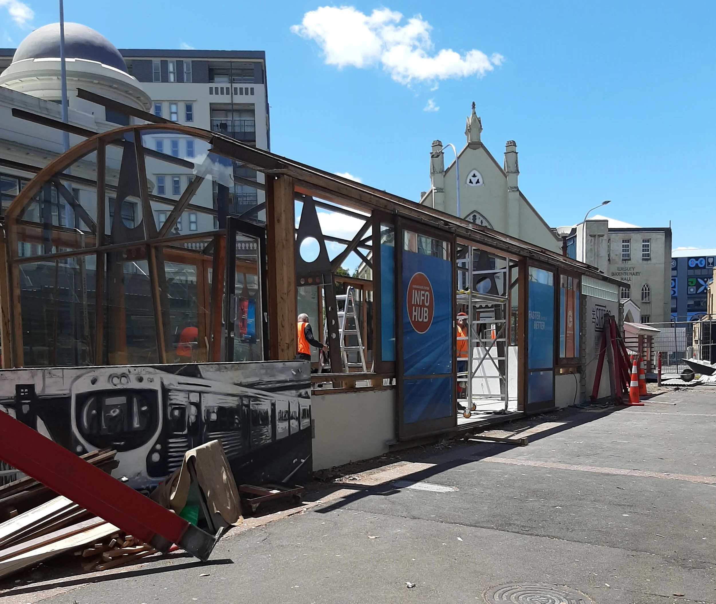 Beresford Square works have begun