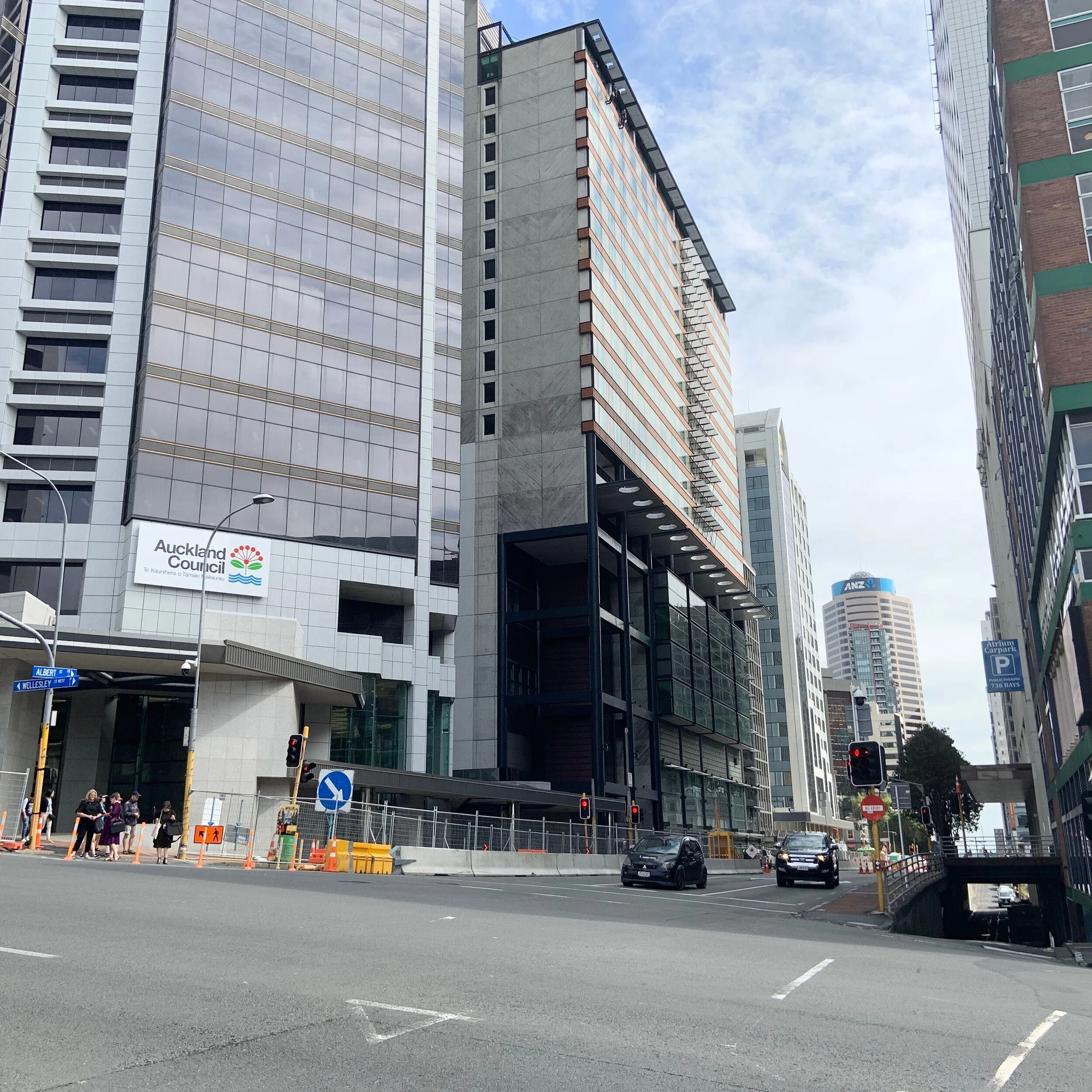  Wellesley/Albert intersection before work starts 