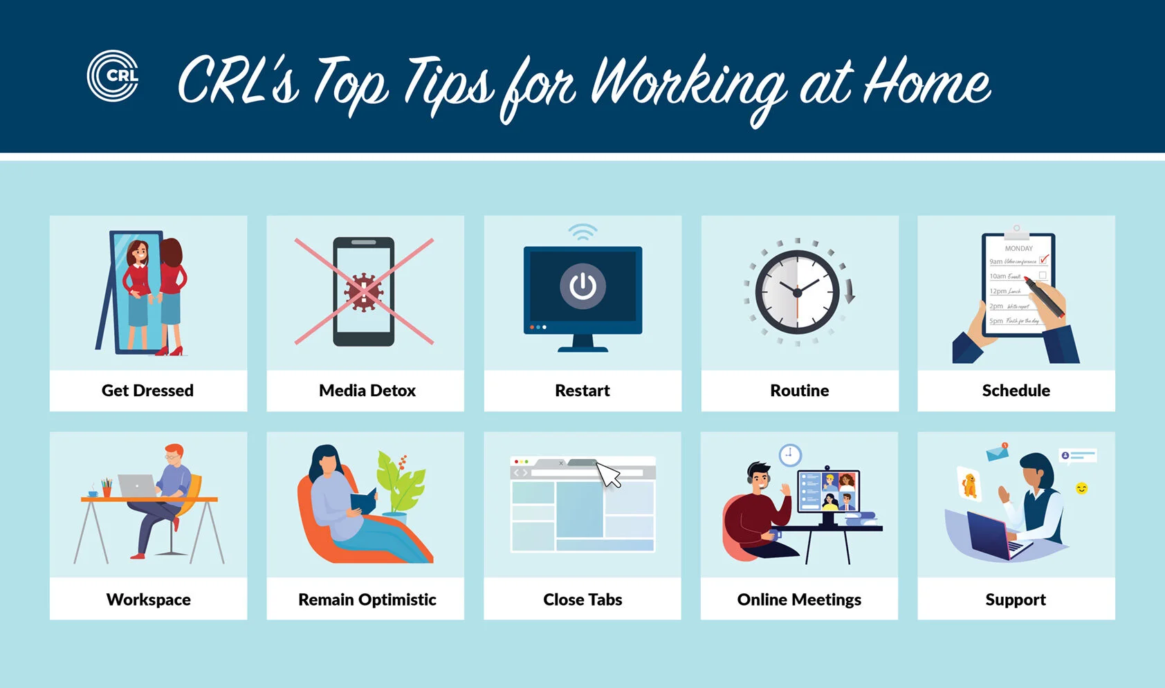 CRL Work from home tips