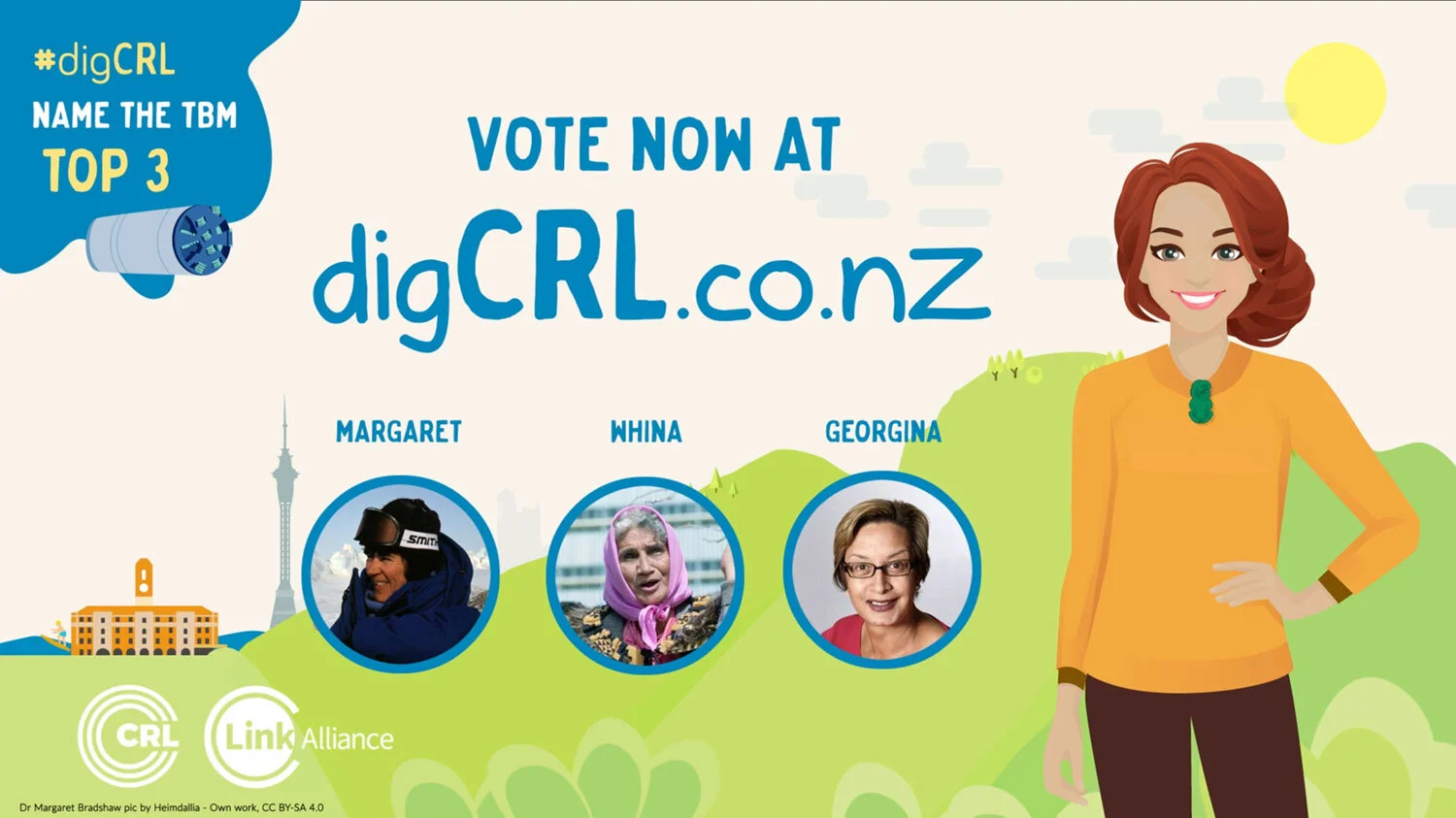 Names Shortlisted for Tunnel Boring Machine