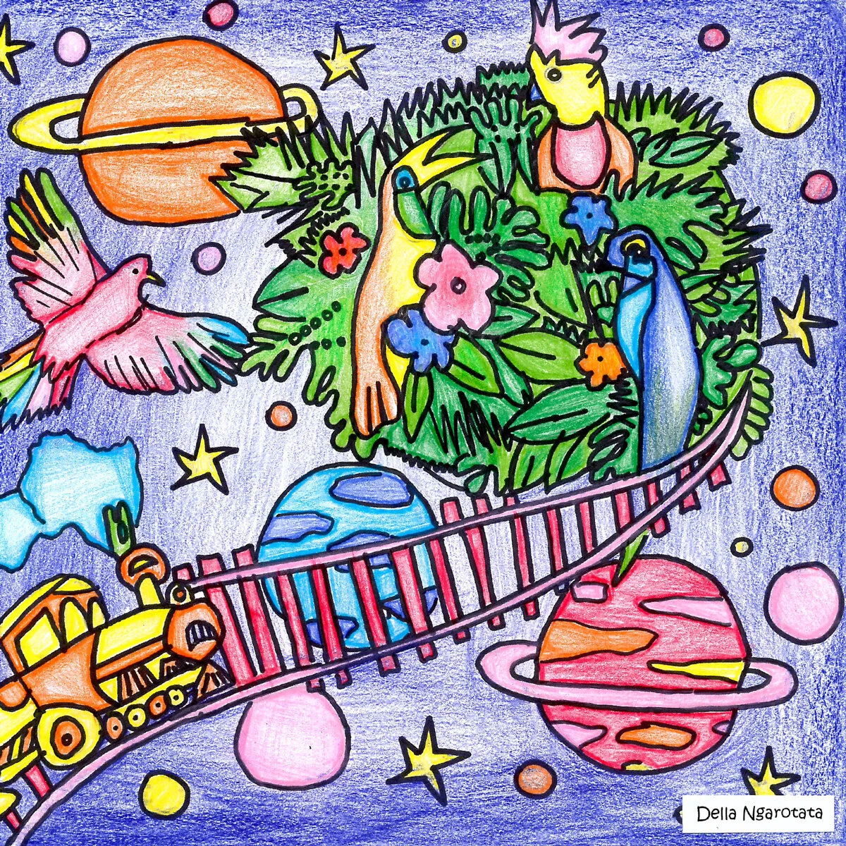  Examples of art sent in 