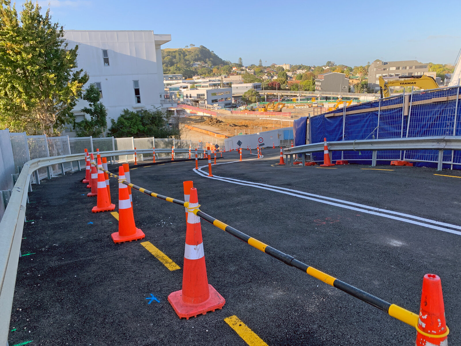  Sound barriers help mitigate the impact  of construction on Mt Eden neighbours 
