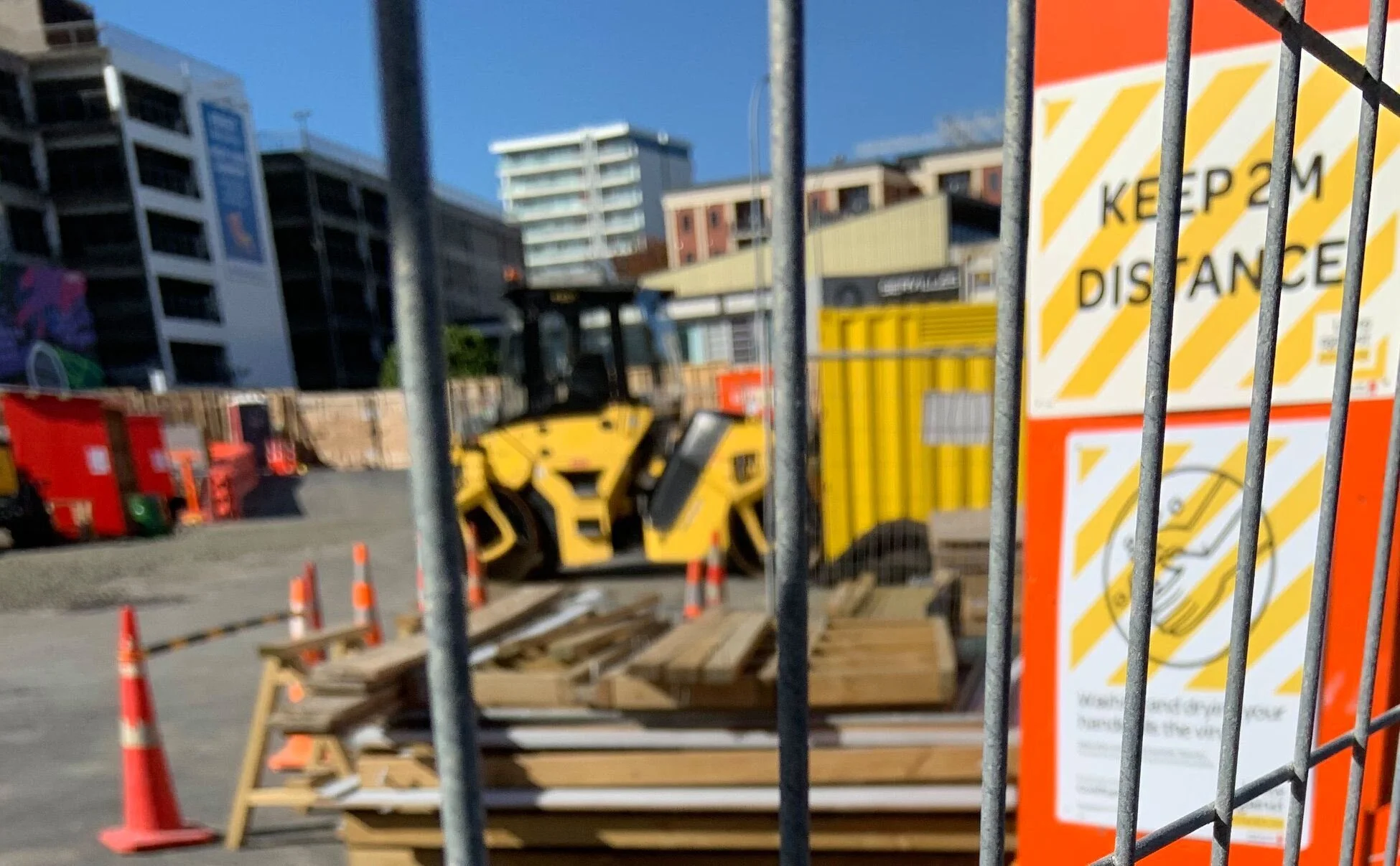  Health and safety messaging around our site 