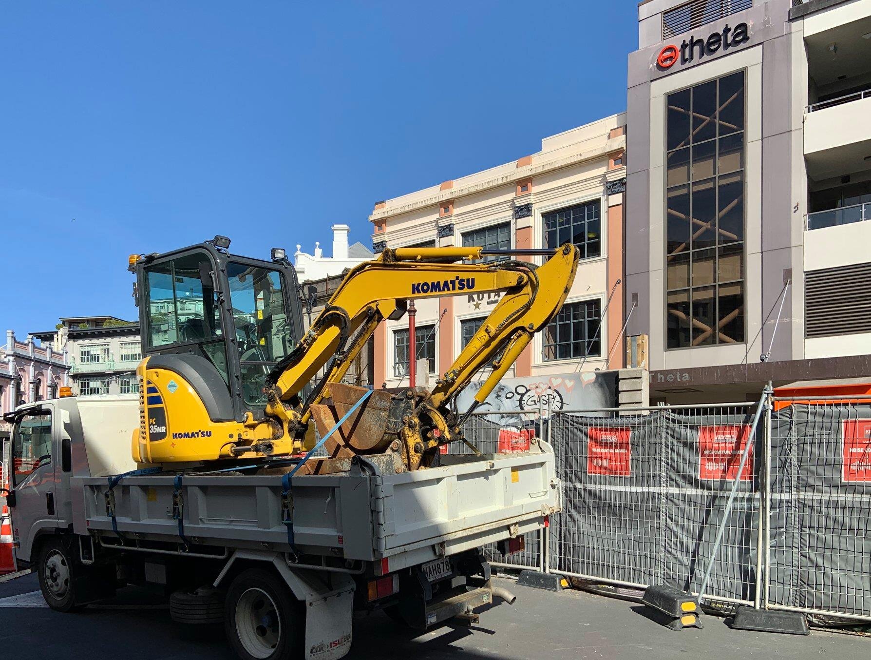  Work resuming at Beresford Sq 