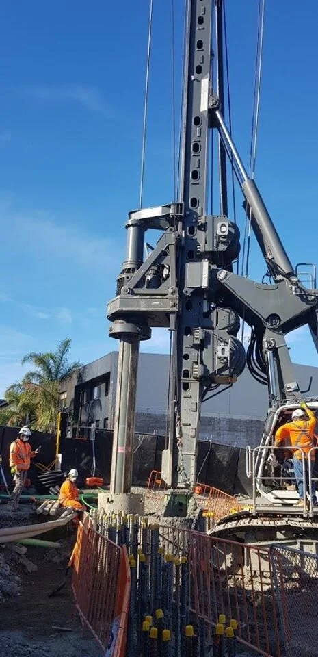  Piling rig at Mt Eden 
