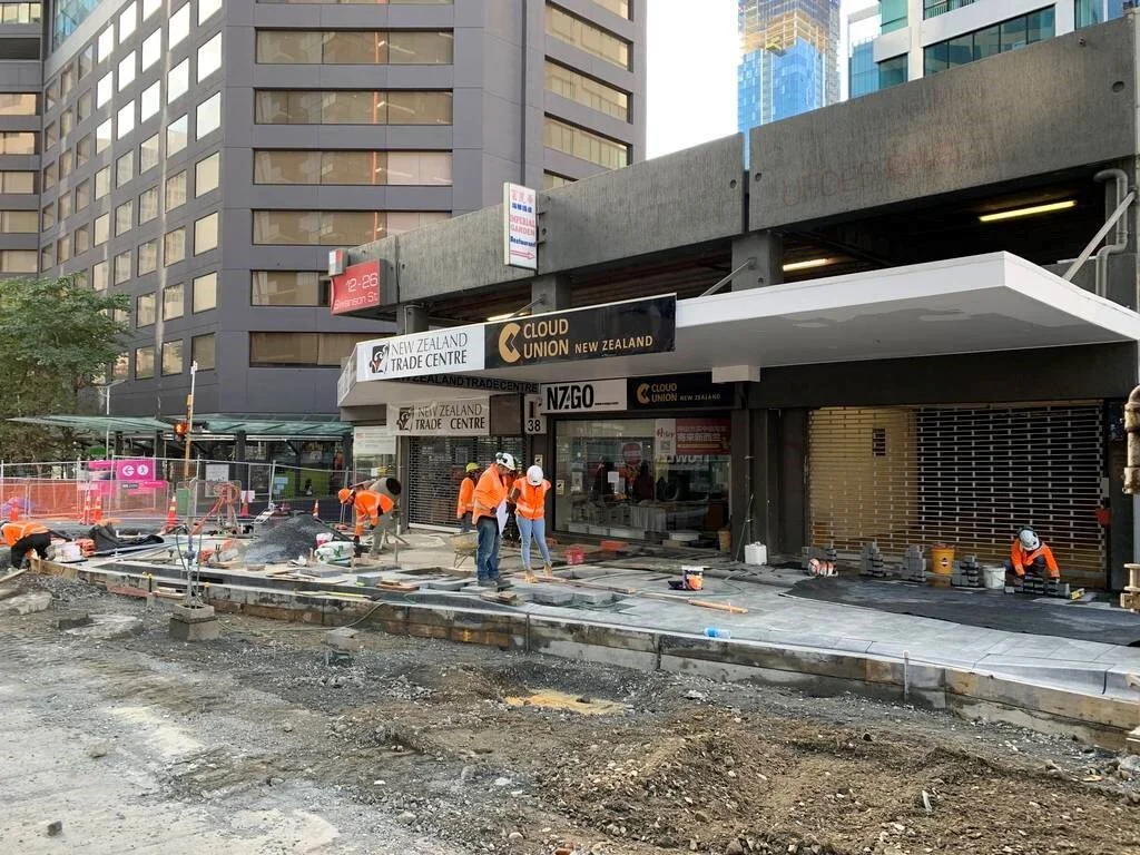  Work in lower Albert St May 2020 