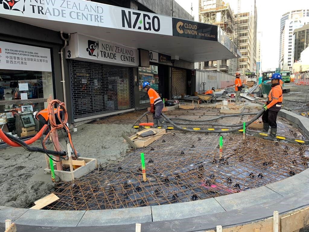  Work in lower Albert St May 2020 