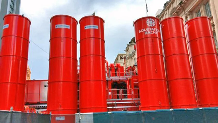 Seeing red - bentonite plants popping up around the City