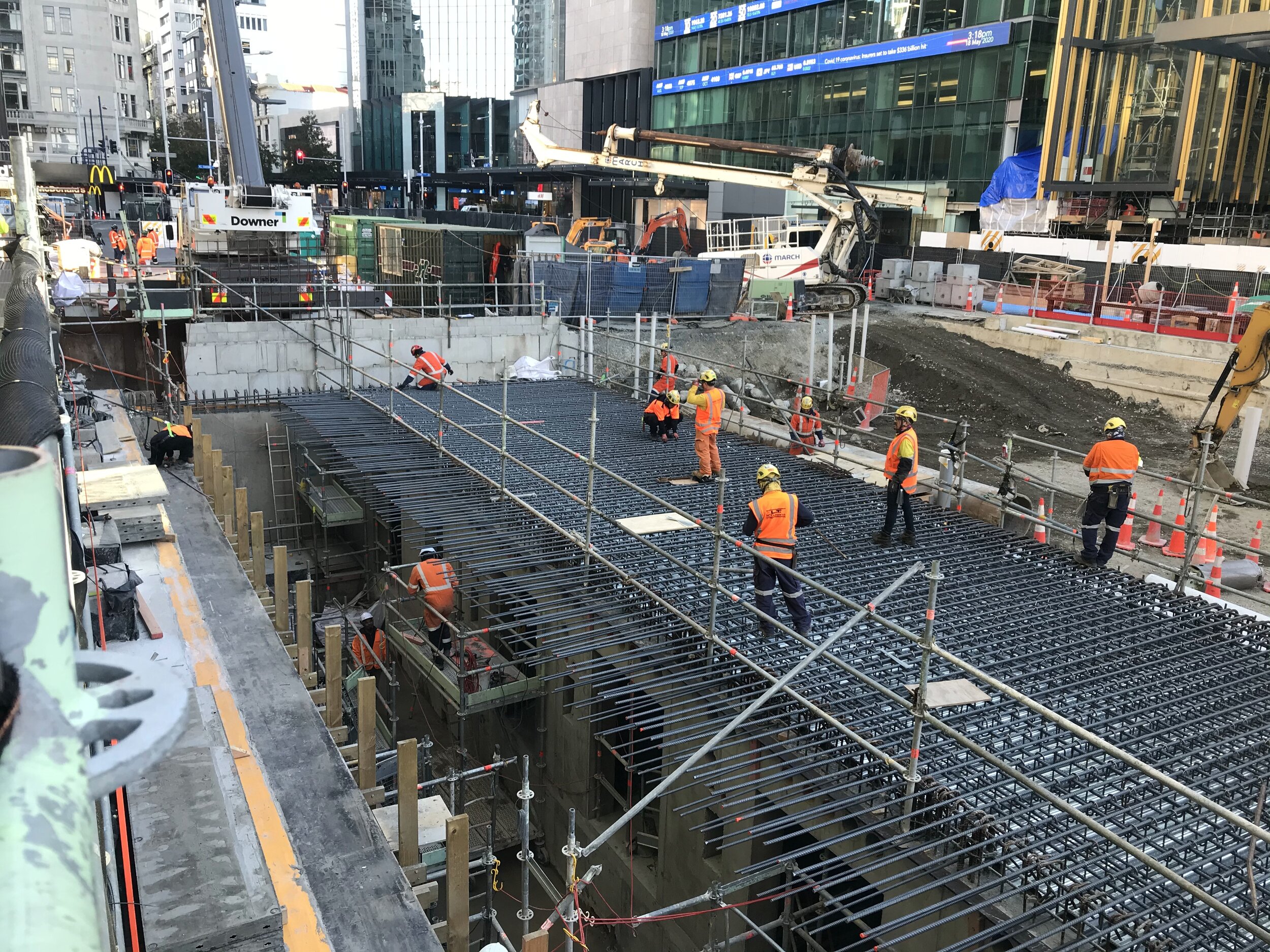 Britomart works forge ahead