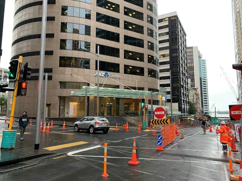    Albert St Northbound lane between Wyndham and Swanson St West  and footpath outside ANZ re-open           