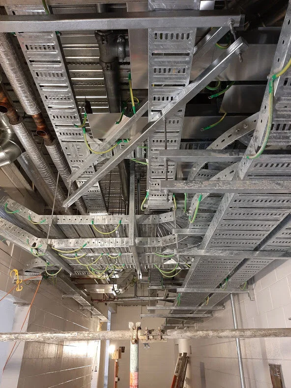 Maze of services installed in ceiling of the CPO June 2020 