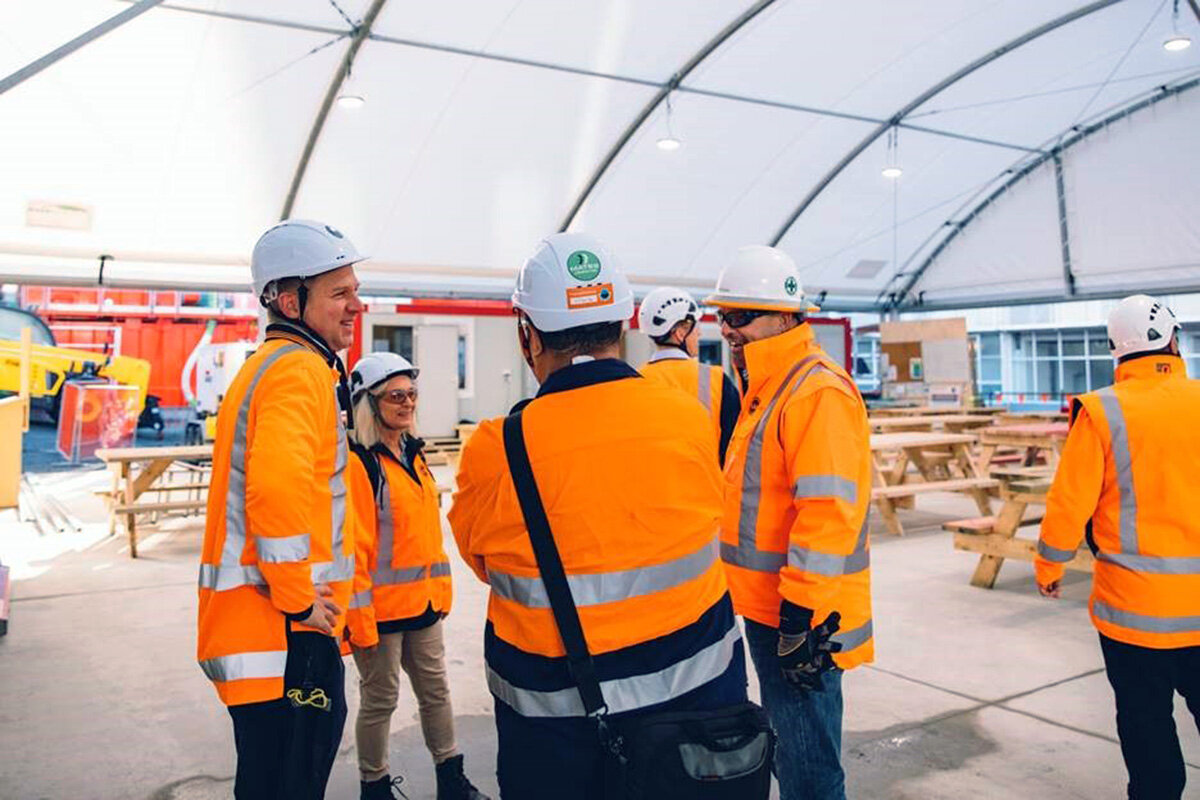 Rob Mair, left, says mental health and wellbeing is just as important as physical safety