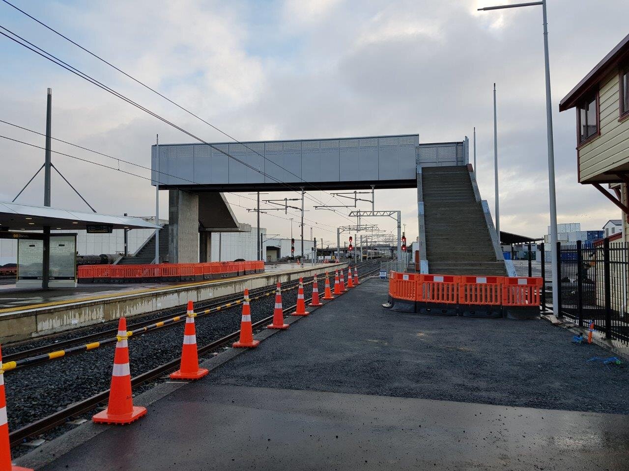  New footbridge and stairs July 2020 