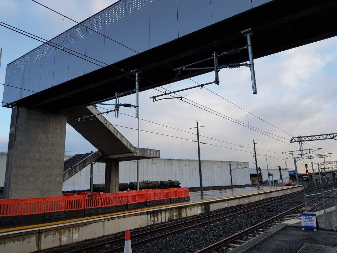 New footbridge and stairs July 2020