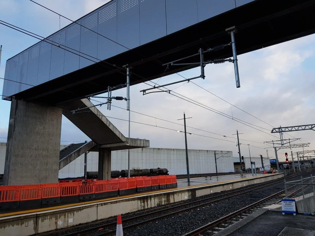  New footbridge and stairs July 2020 