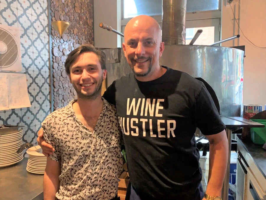 Tony, left, and Luca