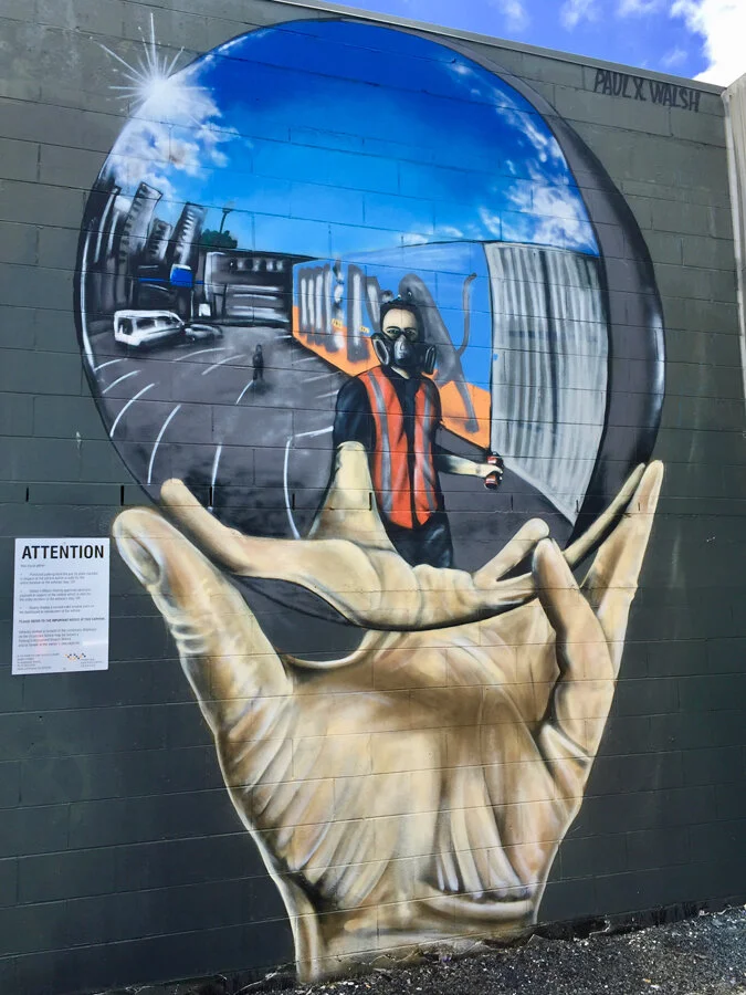 His works are a common site around Auckland city