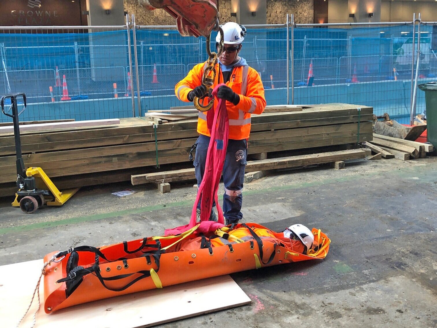 Crews pass emergency training with flying colours 