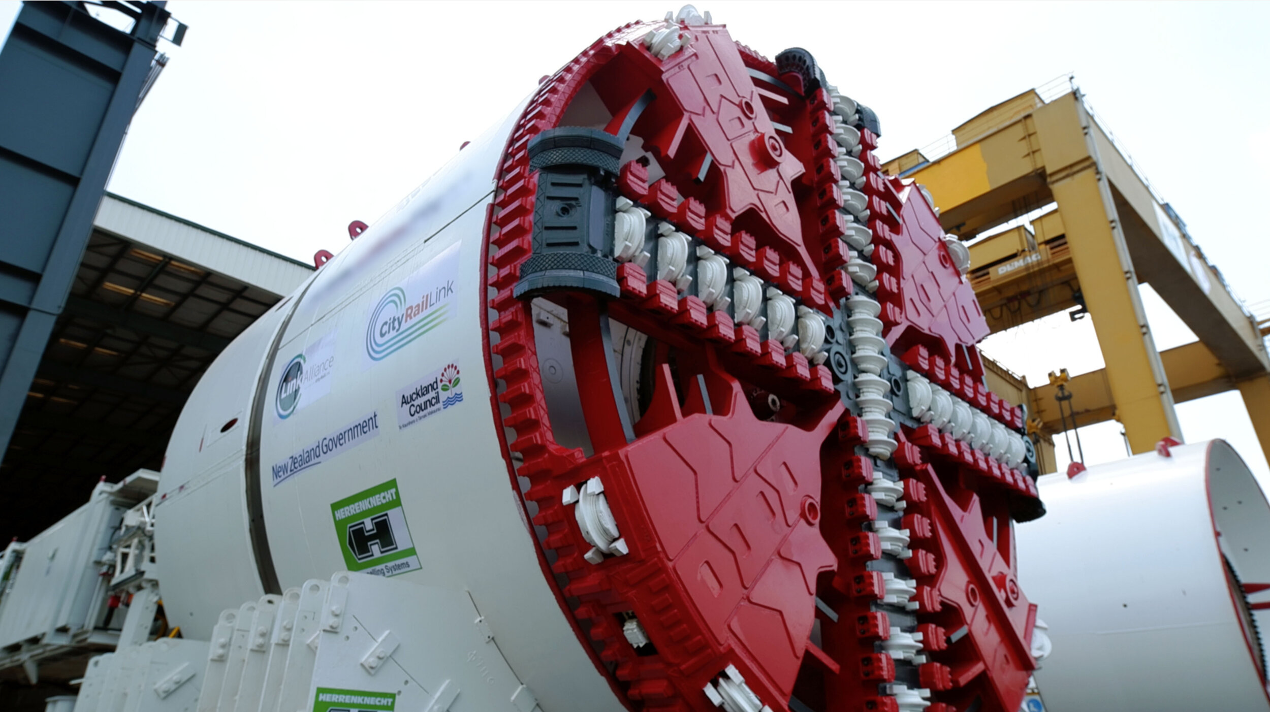 Boring machine clearance