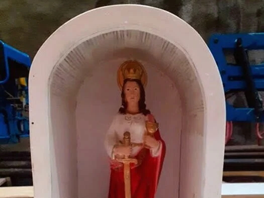 Blessing Saint Barbara