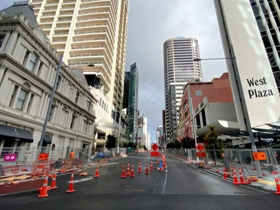 Light at the end of Albert Street