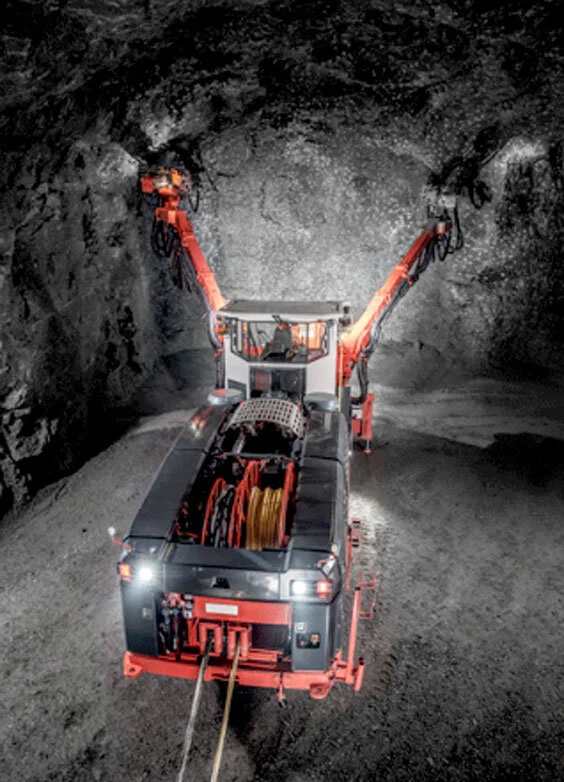 This photo is indicative of what a robodrill rig looks like only.