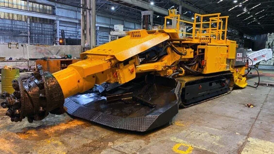 The Karangahape tunnels will be dug out using two road headers (one pictured above)