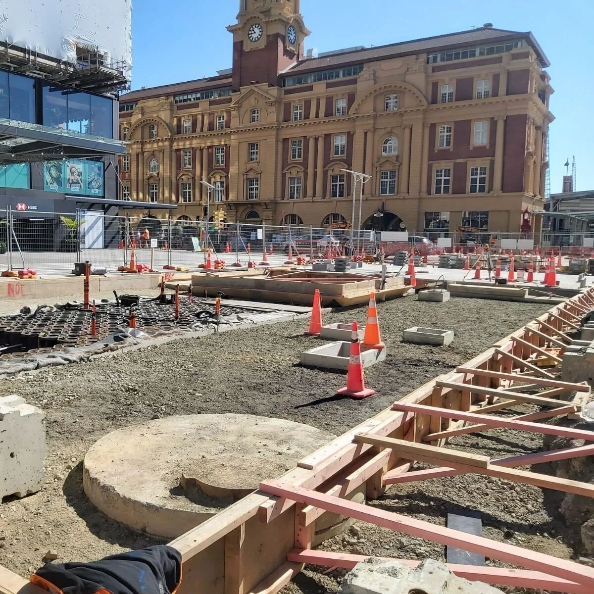 Lower Queen St paving 