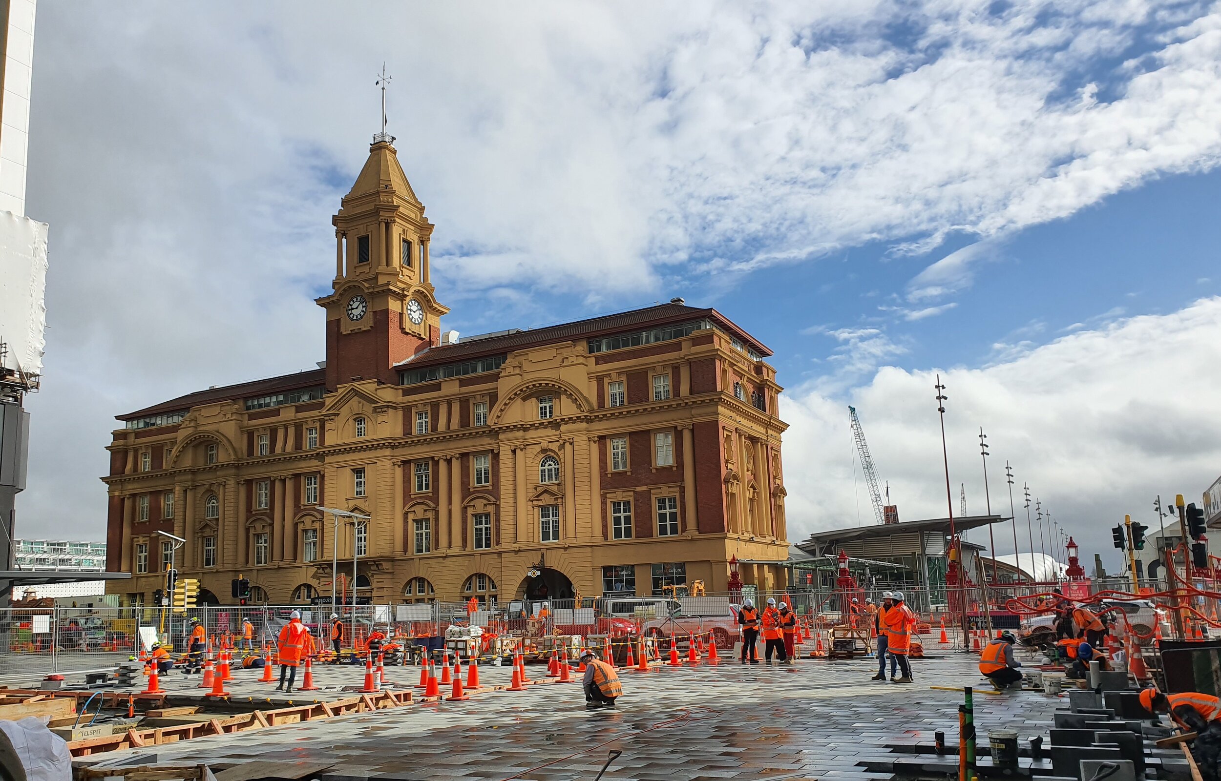  Lower Queen St paving 