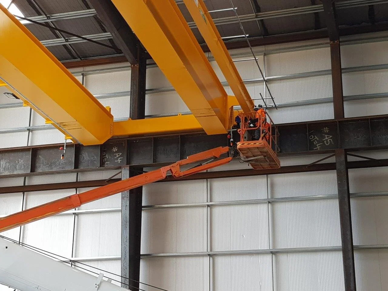  Gantry crane in the Mercury Lane noise enclosure 