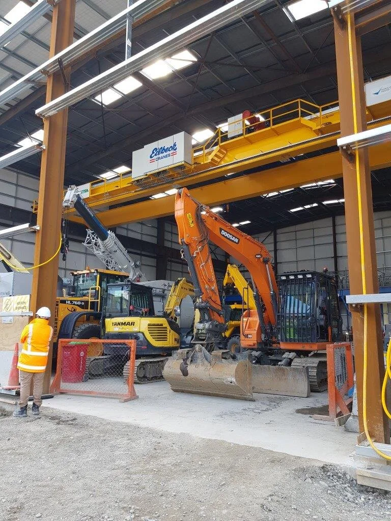  Inside the Mercury Lane noise enclosure 