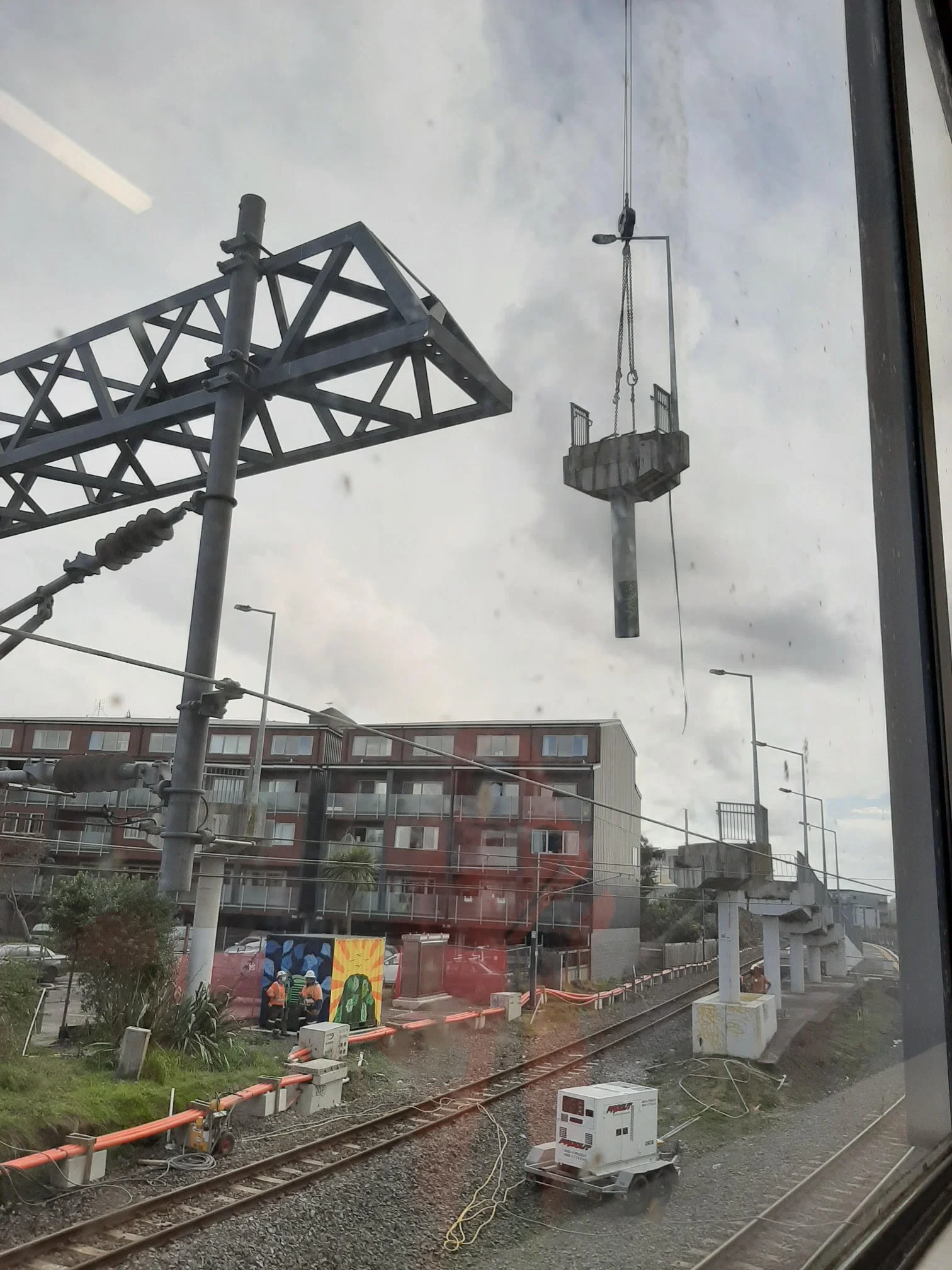  Mt Eden station pedestrian ramps being removed 