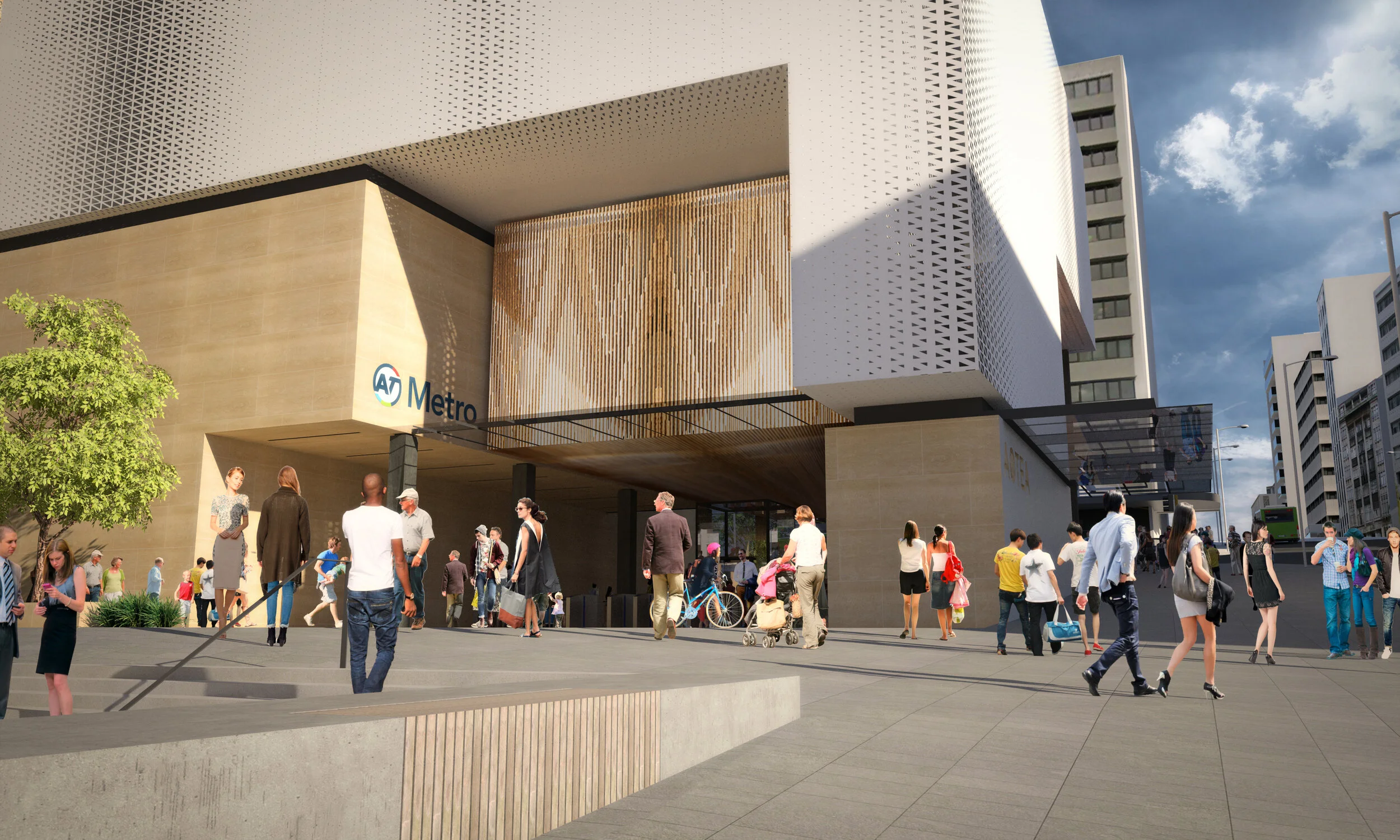 Aotea is set to be the country’s busiest rail station.