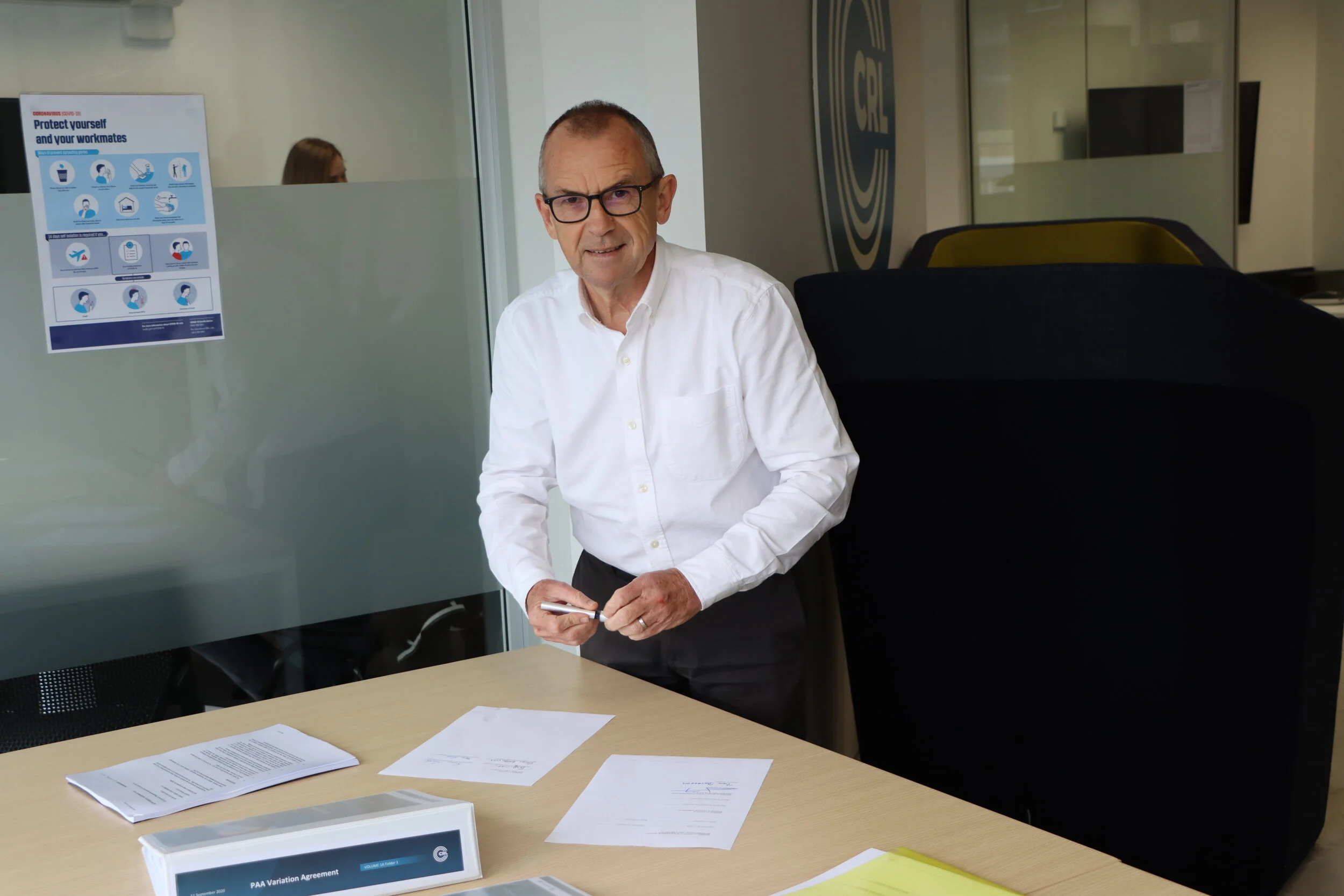 CRL's Board Chair Sir Brian Roche