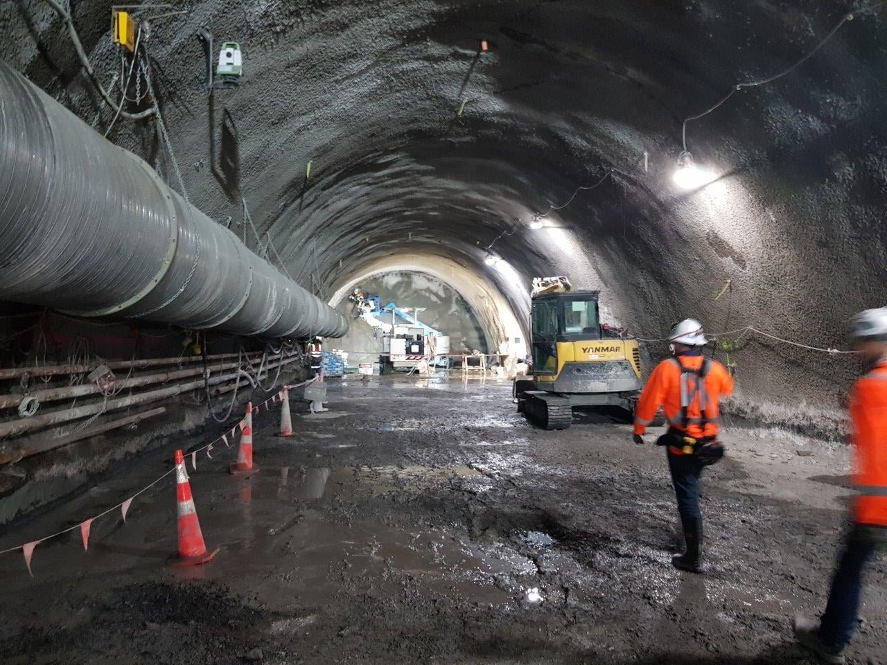 Mt Eden tunnel Feb 2021