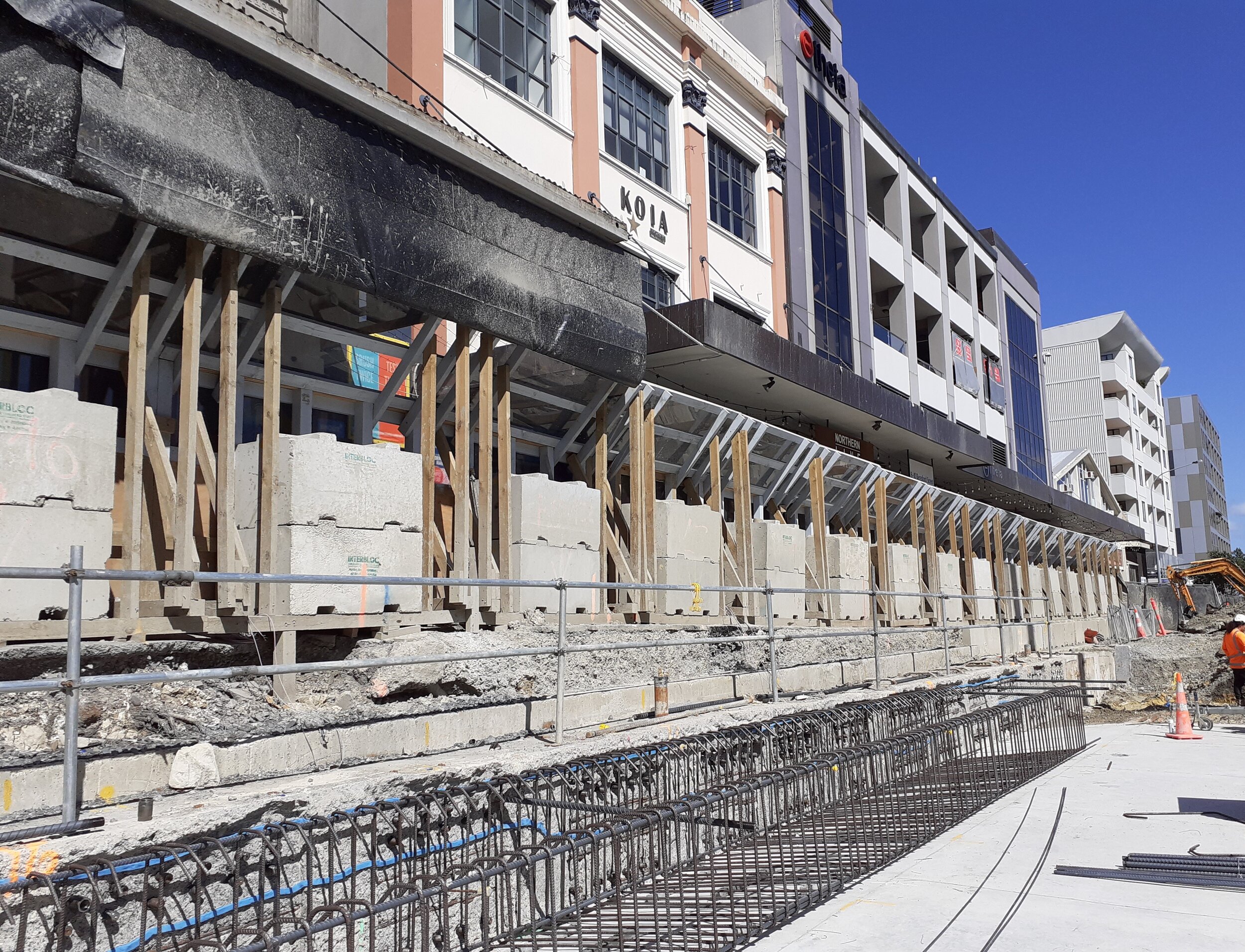 D walls installation at Beresford Jan 2021
