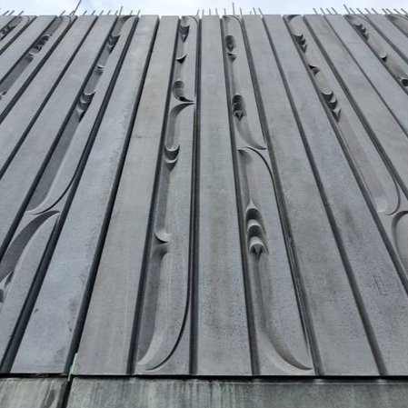 Ventilation building takes shape