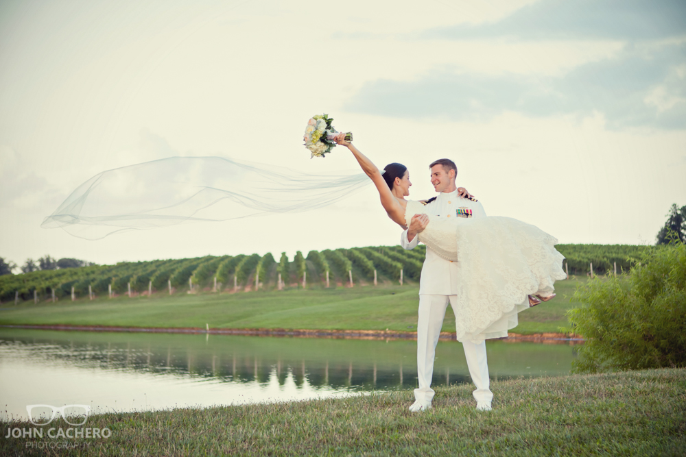 Keswick Vineyards Charlottesville Virginia Wedding Photography by John Cachero Photography