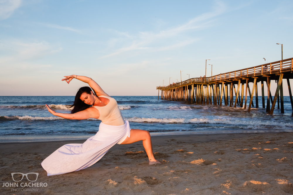 Virginia Beach Beachbody Fitness Portrait Photograph by John Cachero Photography
