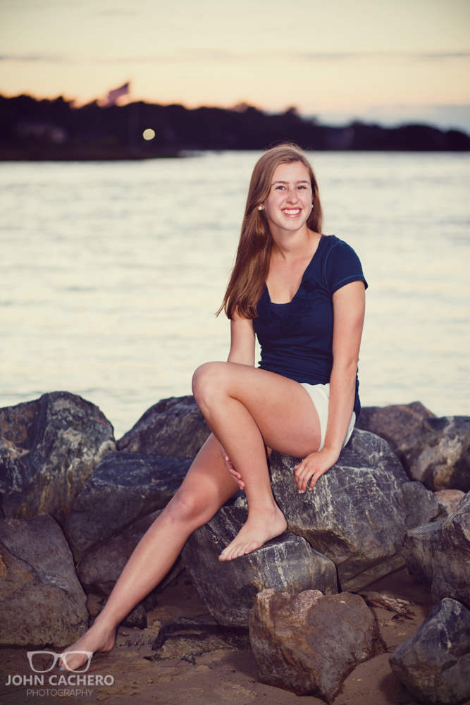 Virginia Beach Senior Portrait Photograph by John Cachero Photography