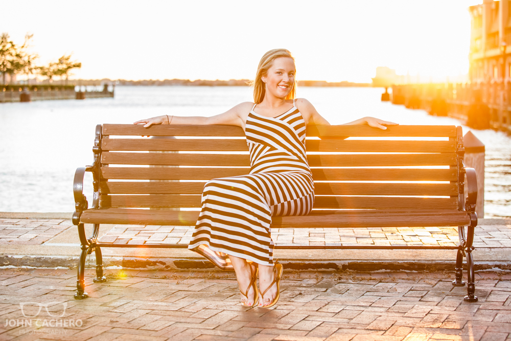 Norfolk Virginia Senior Portrait Photograph by John Cachero Photography