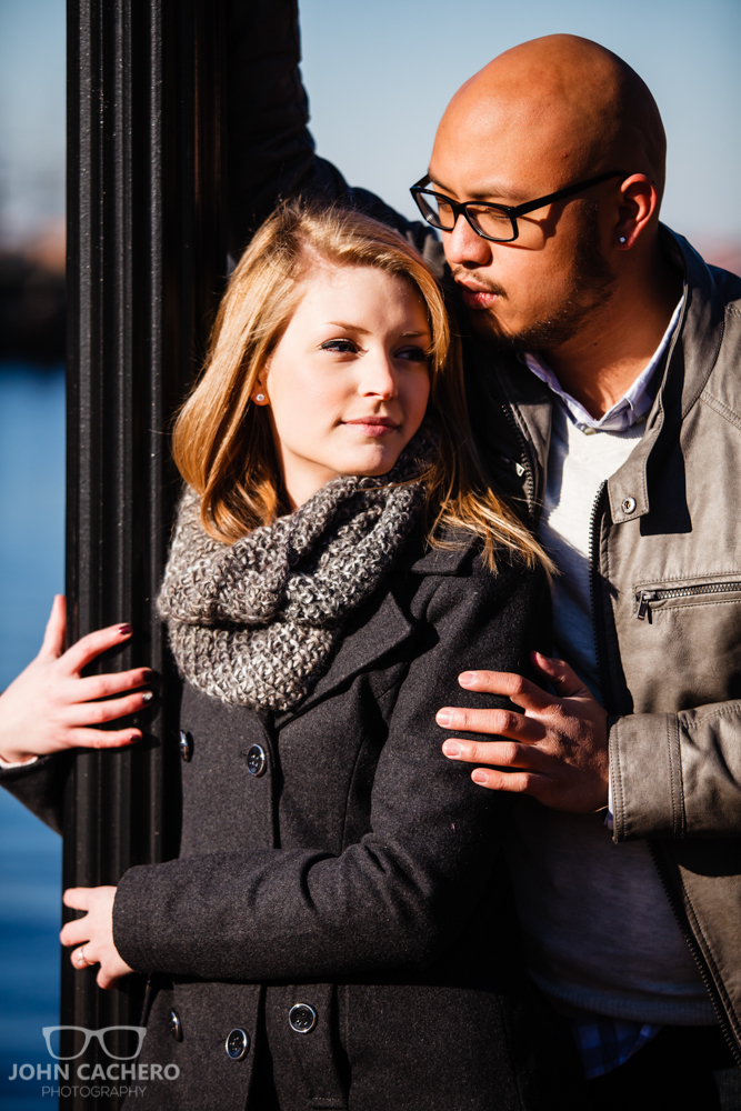 Norfolk Virginia Engagement Portrait Photograph by John Cachero Photography