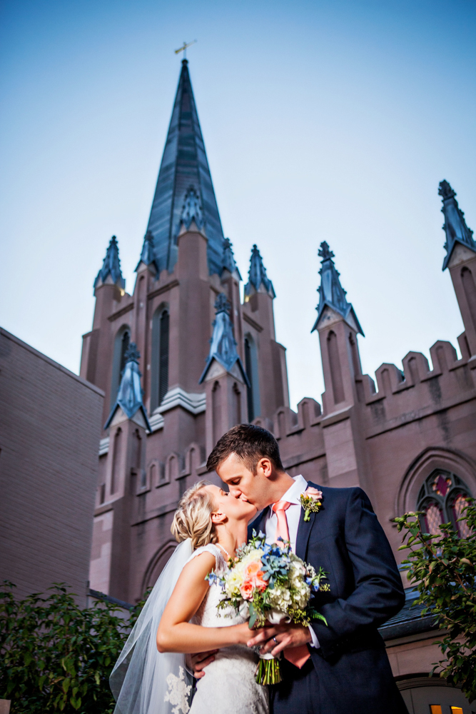 Freemason Street Baptist Church Wedding Photograph - Norfolk Virginia - Rachel And Darren - by John Cachero for Ross Costanza Photography