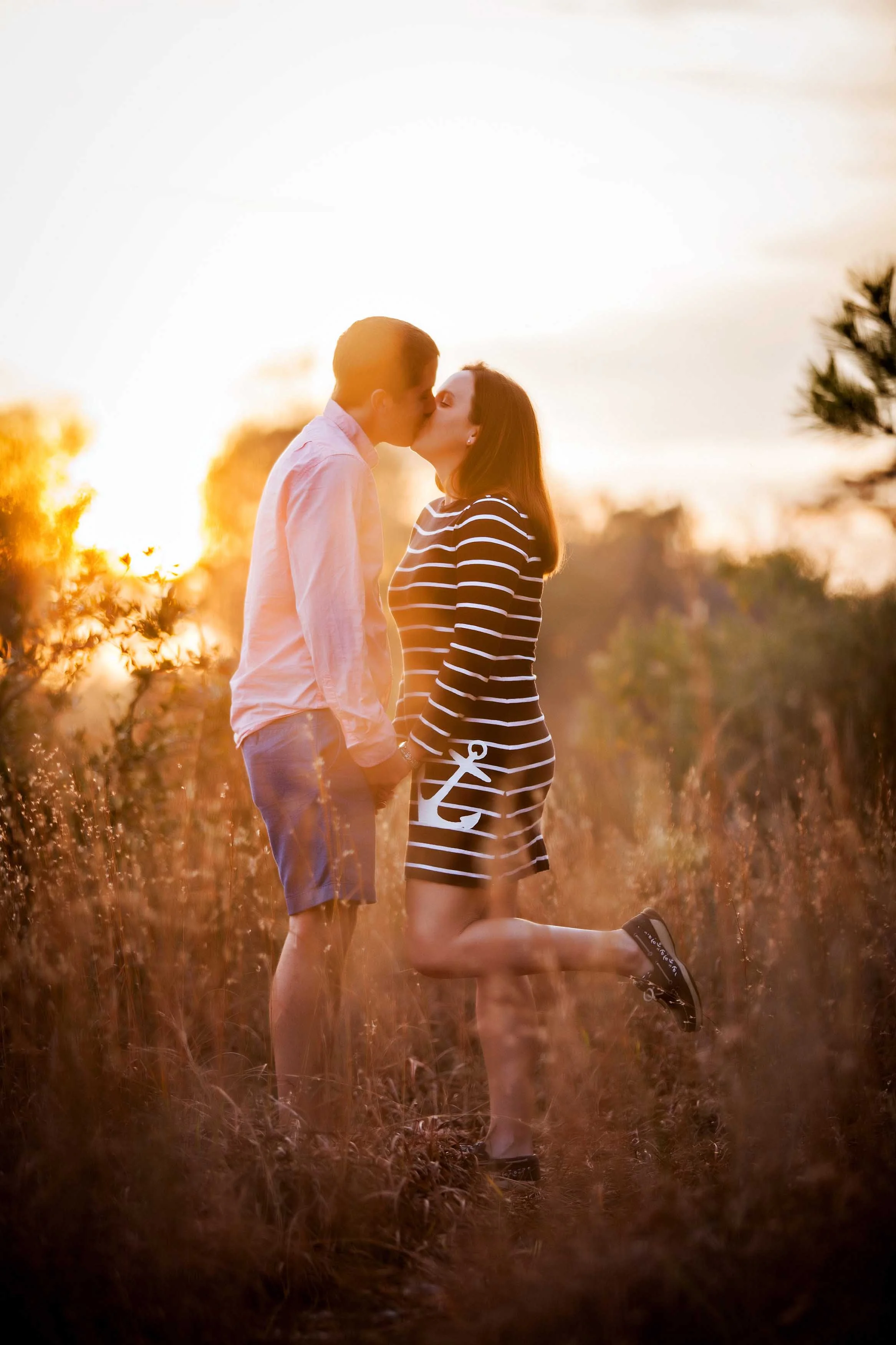 Virginia Beach Engagement Photograph - Ashley And Tommy - by John Cachero for Ross Costanza Photography
