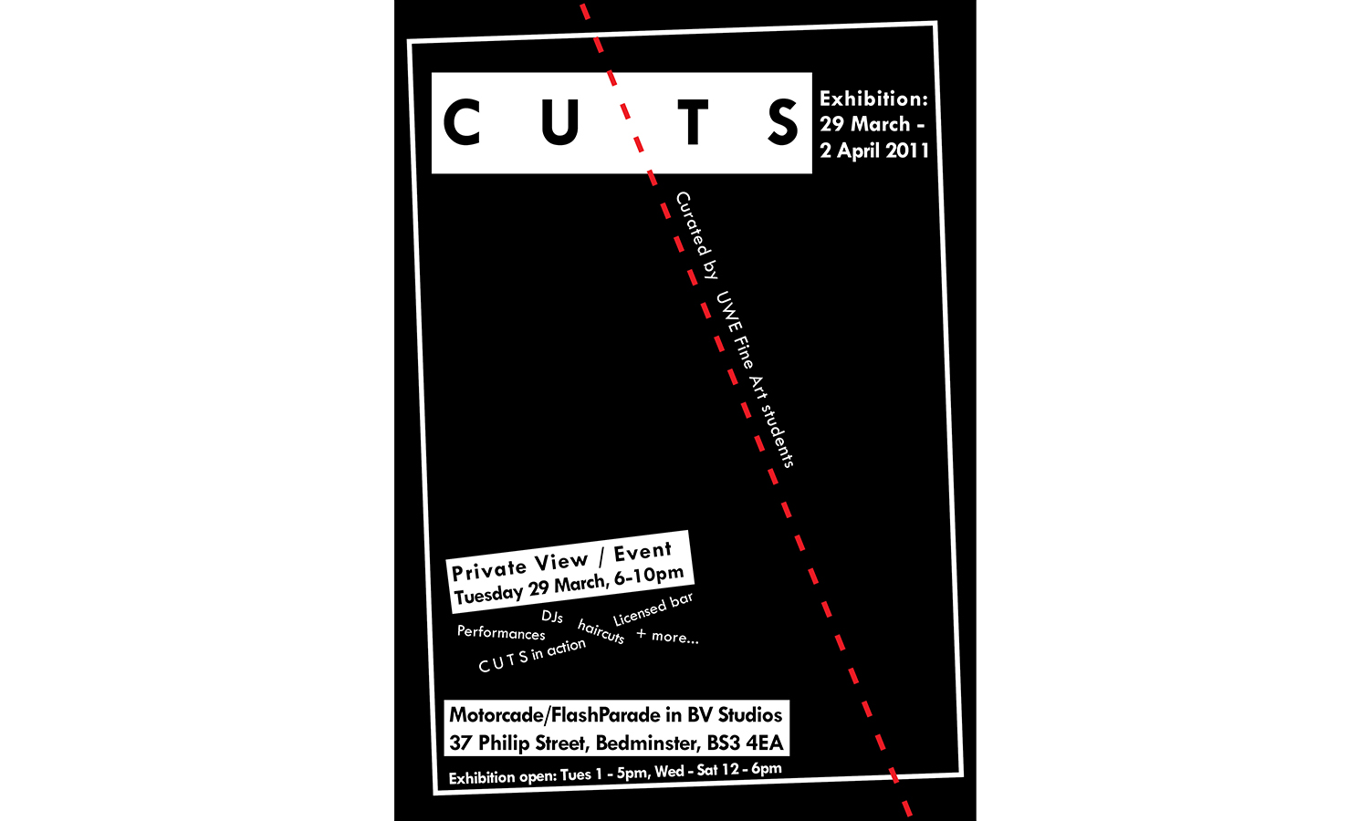 C U T S poster, 2011
