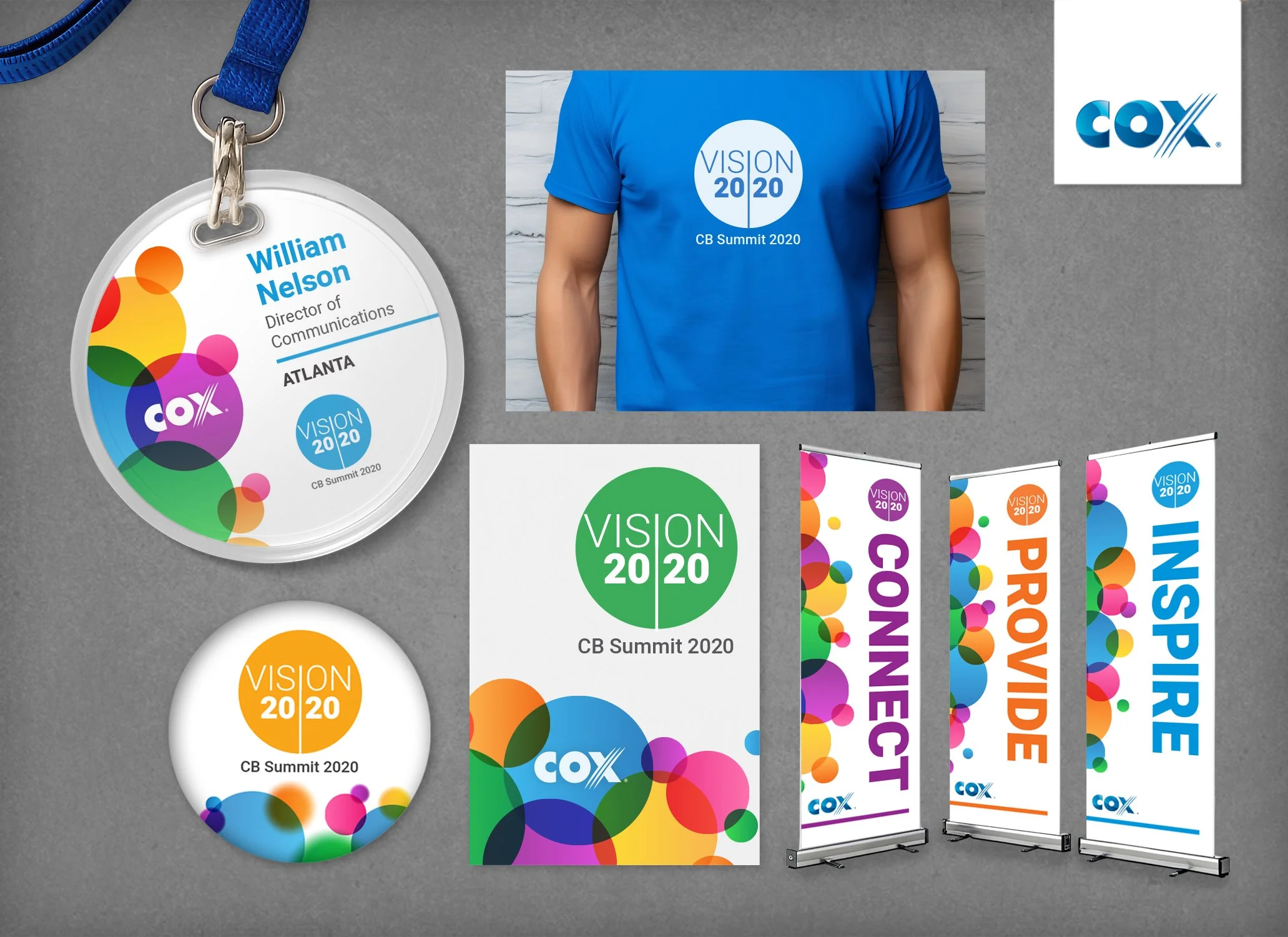  Collaborated with Creative Director/Marketing Team to develop brand for company’s annual convention. 