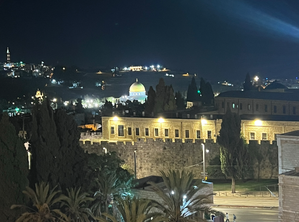 Nice View of the Old City from Dinner