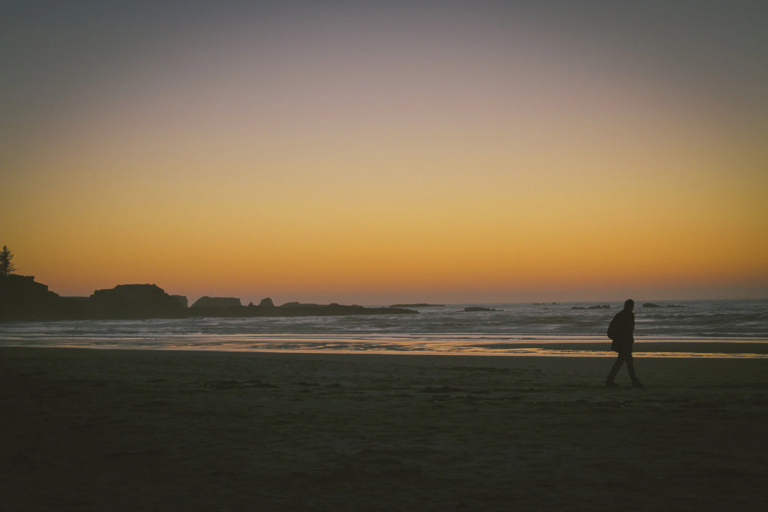 Mornings are a great time for things beyond gratitude like meditative walks on the beach.